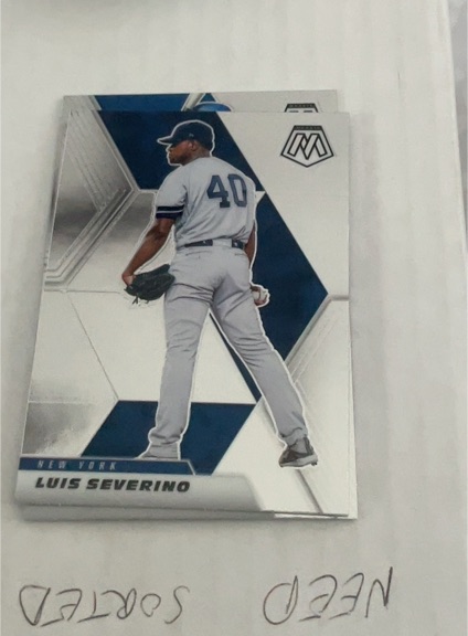 2021 Panini Mosaic #40 Luis Severino — front