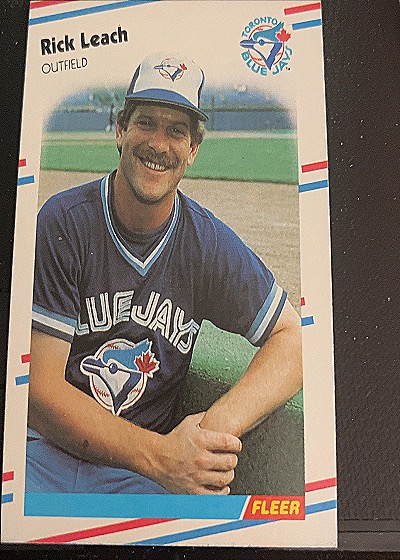 1988 Fleer #115 Rick Leach — front