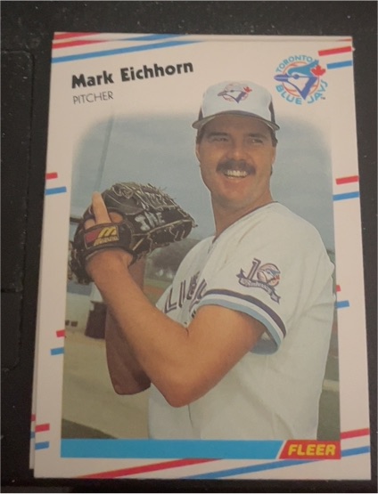 1988 Fleer #108 Mark Eichhorn — front