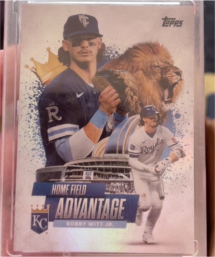 2025 Topps #HA-8 Bobby Witt Jr. Home Field Advantage — front