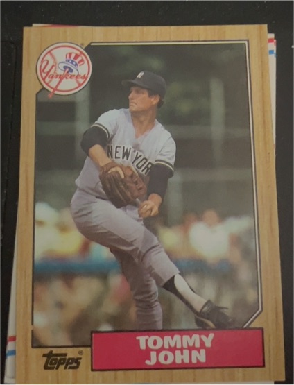 1987 Topps #236 Tommy John — front