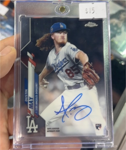 2020 Topps Chrome #RA-DM Dustin May — front