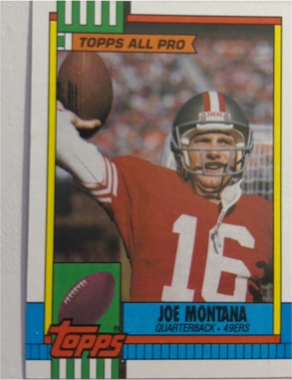 1990 Topps #13 Joe Montana — front