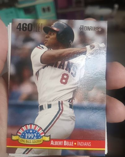 1992 Donruss Long Ball Leaders #LL-8 Albert Belle — front