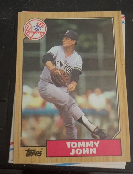 1987 Topps #236 Tommy John — front