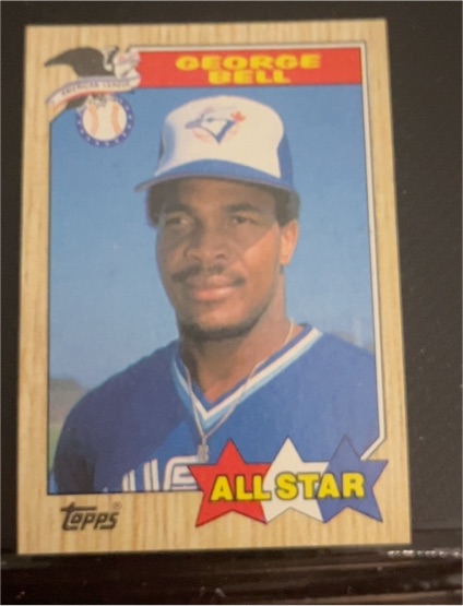 1987 Topps #612 George Bell — front