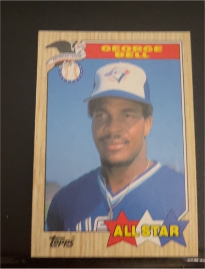 1987 Topps #612 George Bell — front