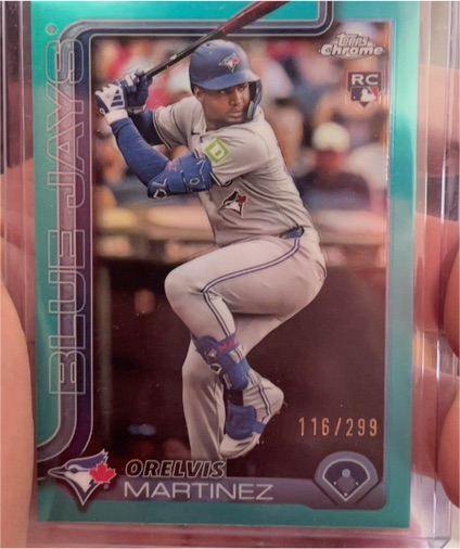 2025 Topps Chrome #116 Orelvis Martinez — front