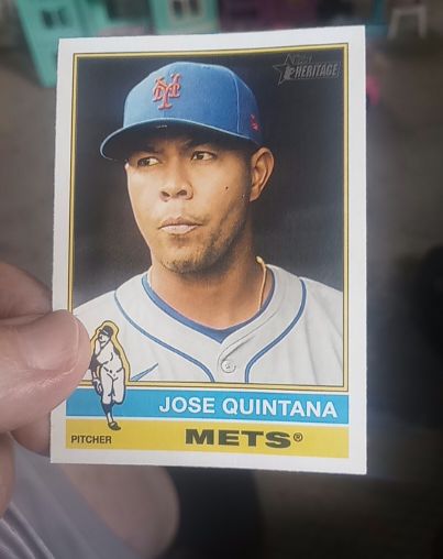 2025 Topps Heritage #242 Jose Quintana — front