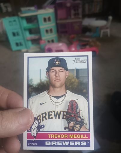 2025 Topps Heritage #210 Trevor Megill — front
