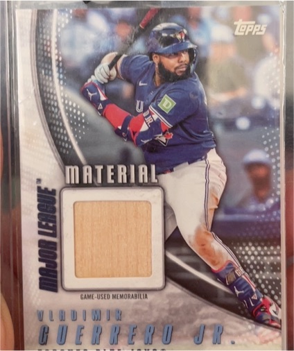 2025 Topps Series 1 Major League Material #MLM-VG Vladimir Guerrero Jr. — front