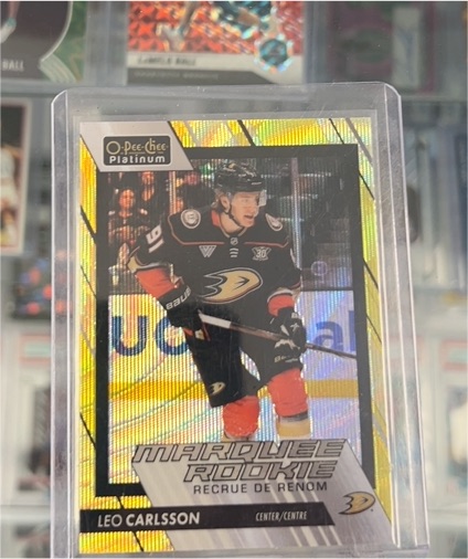 2023-24 O-Pee-Chee Platinum #293 Leo Carlsson — front