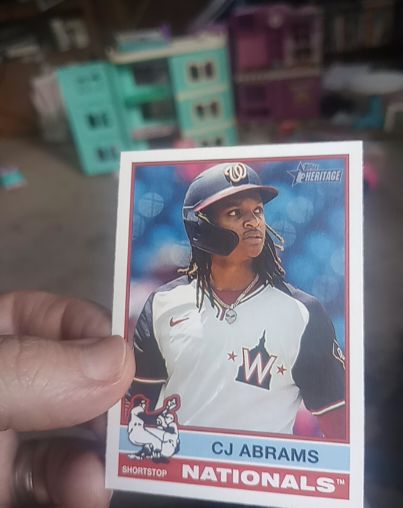 2025 Topps Heritage #237 C.J. Abrams — front