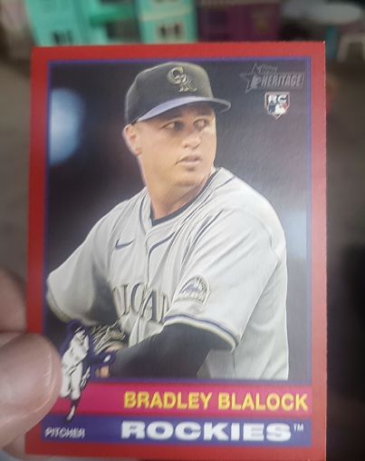 2025 Topps Heritage #351 Bradley Blalock — front