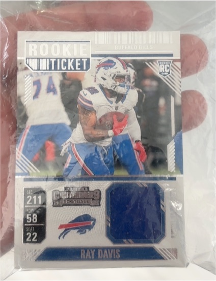 2024 Panini Contenders #211 Ray Davis Rookie Ticket — front