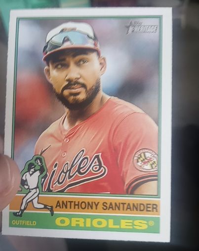 2025 Topps Heritage #321 Anthony Santander — front