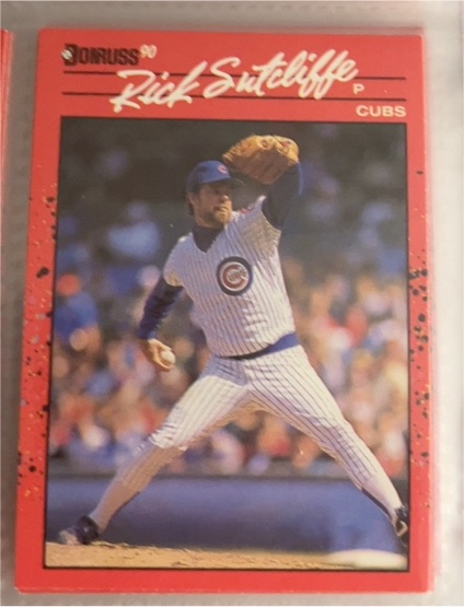 1990 Donruss #157 Rick Sutcliffe — front
