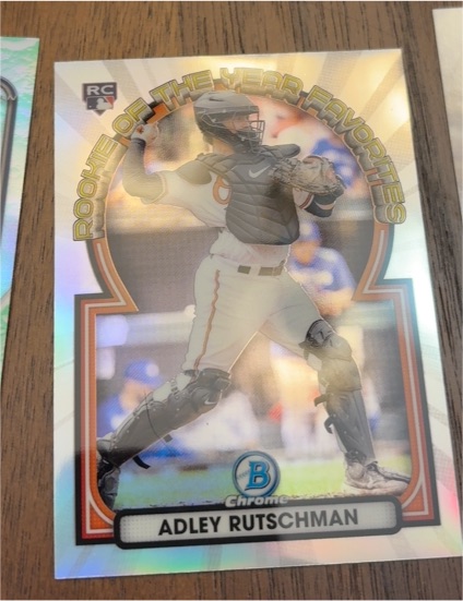 2023 Bowman Chrome #ROYF-4 Adley Rutschman Rookie of the Year Favorites — front
