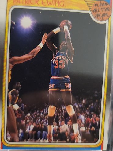 1988 Fleer #130 Patrick Ewing — front