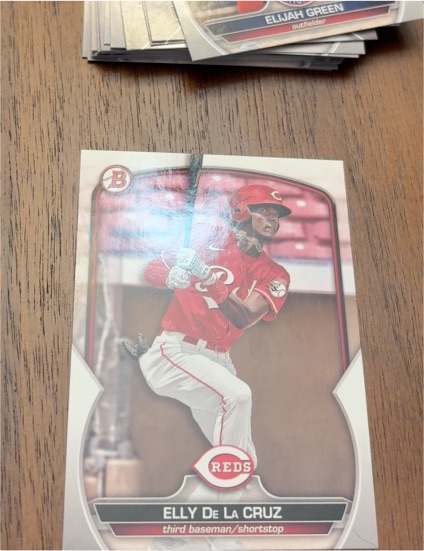 2023 Bowman Chrome Prospects #BCP-65 Elly De La Cruz — front