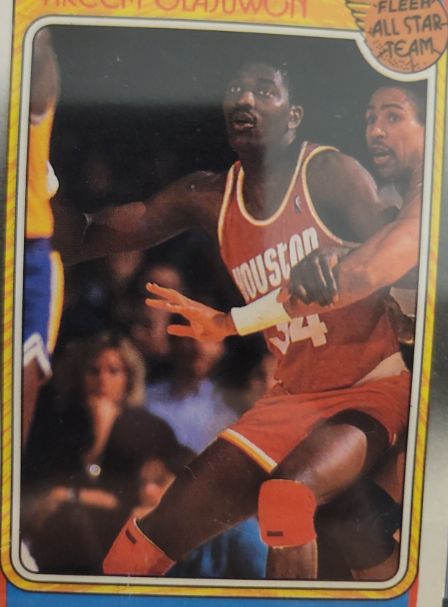1988-89 Fleer #126 Hakeem Olajuwon — front