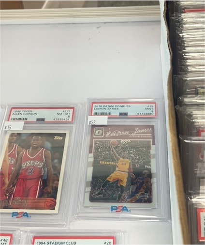 2016 Panini Donruss #15 LeBron James — front