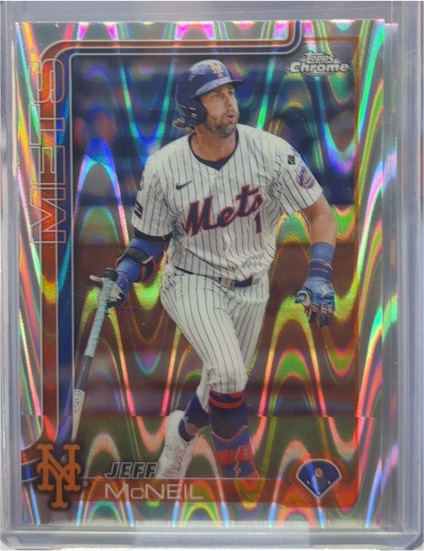 2025 Topps Chrome #167 Jeff McNeil — front