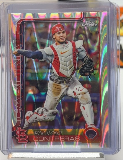 2025 Topps Chrome #82 Willson Contreras — front