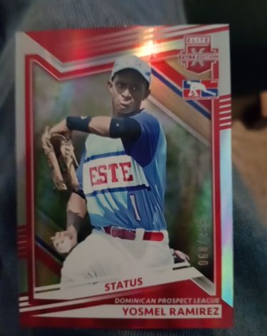 2022 Panini Elite Extra Edition #182 Yosmel Ramirez — front