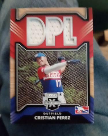 2022 Panini Elite Extra Edition #DM-CP Cristian Perez — front