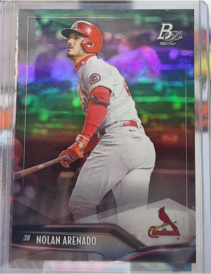 2021 Bowman Platinum #58 Nolan Arenado — front