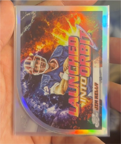 2024 Topps Chrome Cosmic #LIO-17 Jim Kelly Launched Into Orbit — front