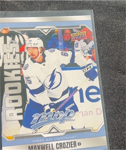 2024-25 Upper Deck MVP #246 Maxwell Crozier Rookie — front