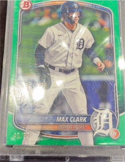 2025 Bowman Chrome Prospects #BCP-24 Max Clark — front