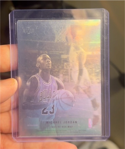 1992-93 Upper Deck McDonald's #MVP Michael Jordan Hologram — front