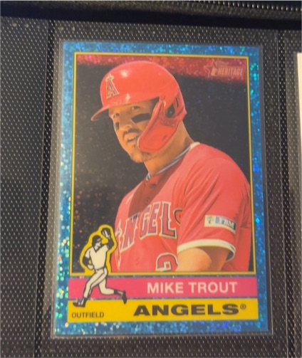 2025 Topps Heritage #119 Mike Trout — front