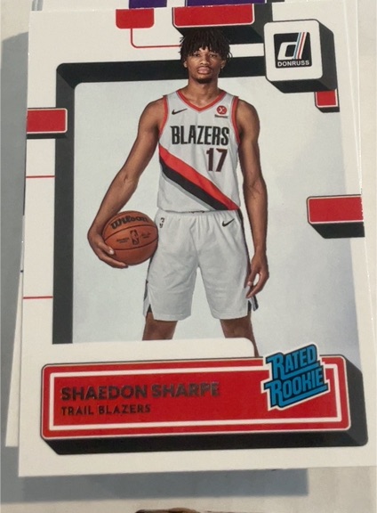 2022-23 Donruss #207 Shaedon Sharpe — front