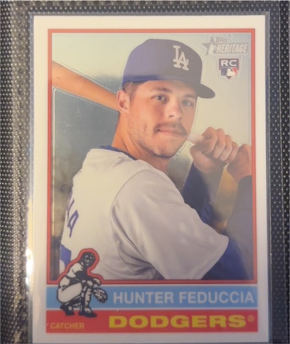 2025 Topps Heritage #277 Hunter Feduccia — front