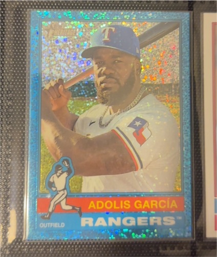 2025 Topps Heritage #308 Adolis García — front