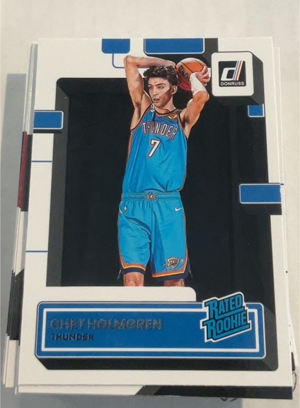 2022-23 Panini Donruss #202 Chet Holmgren Rated Rookie — front