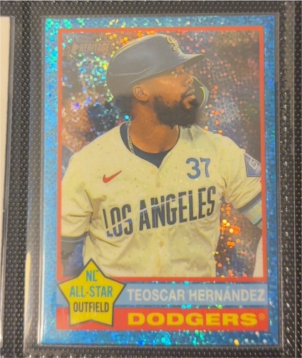 2025 Topps Heritage #395 Teoscar Hernandez — front
