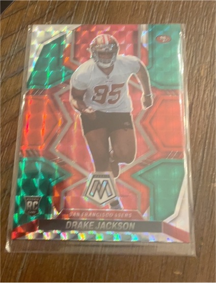2022 Panini Mosaic #394 Drake Jackson — front