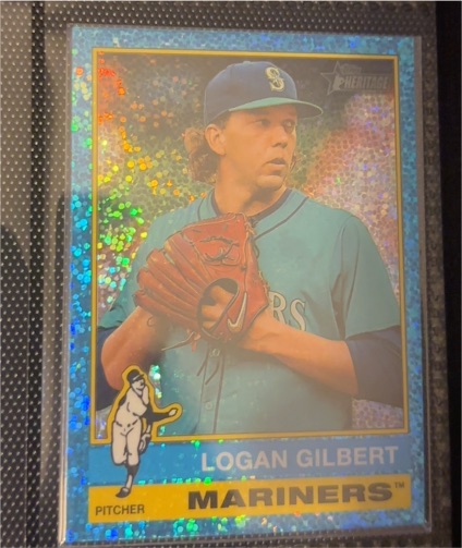 2025 Topps Heritage #492 Logan Gilbert — front