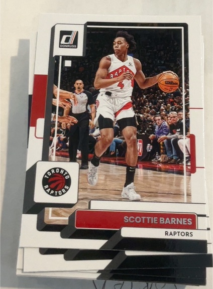 2022-23 Donruss #25 Scottie Barnes Toronto Raptors — front