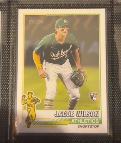 2025 Topps Heritage 1976 Redefined #76R-18 Jacob Wilson — front