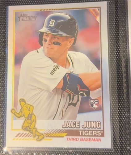 2025 Topps Heritage #76R-19 Jace Jung — front
