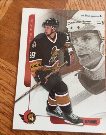 2003-04 In The Game Toronto Star Foil #F-22 Jason Spezza — front