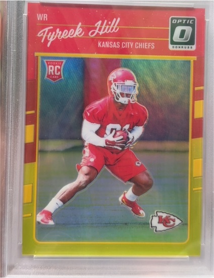 2016 Donruss Optic #117 Tyreek Hill — front
