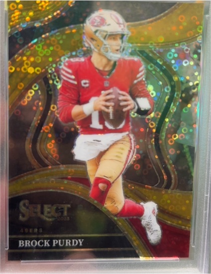 2023 Panini Select Club Level Die-Cut #293 Brock Purdy — front