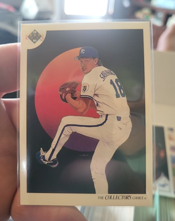 1991 Upper Deck Collector's Choice #33 Bret Saberhagen — front